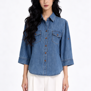 Ottavia Relaxed Denim Shirt