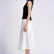 Adair Cutout Zip-Front Sleeveless Top