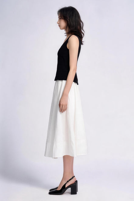Adair Cutout Zip-Front Sleeveless Top