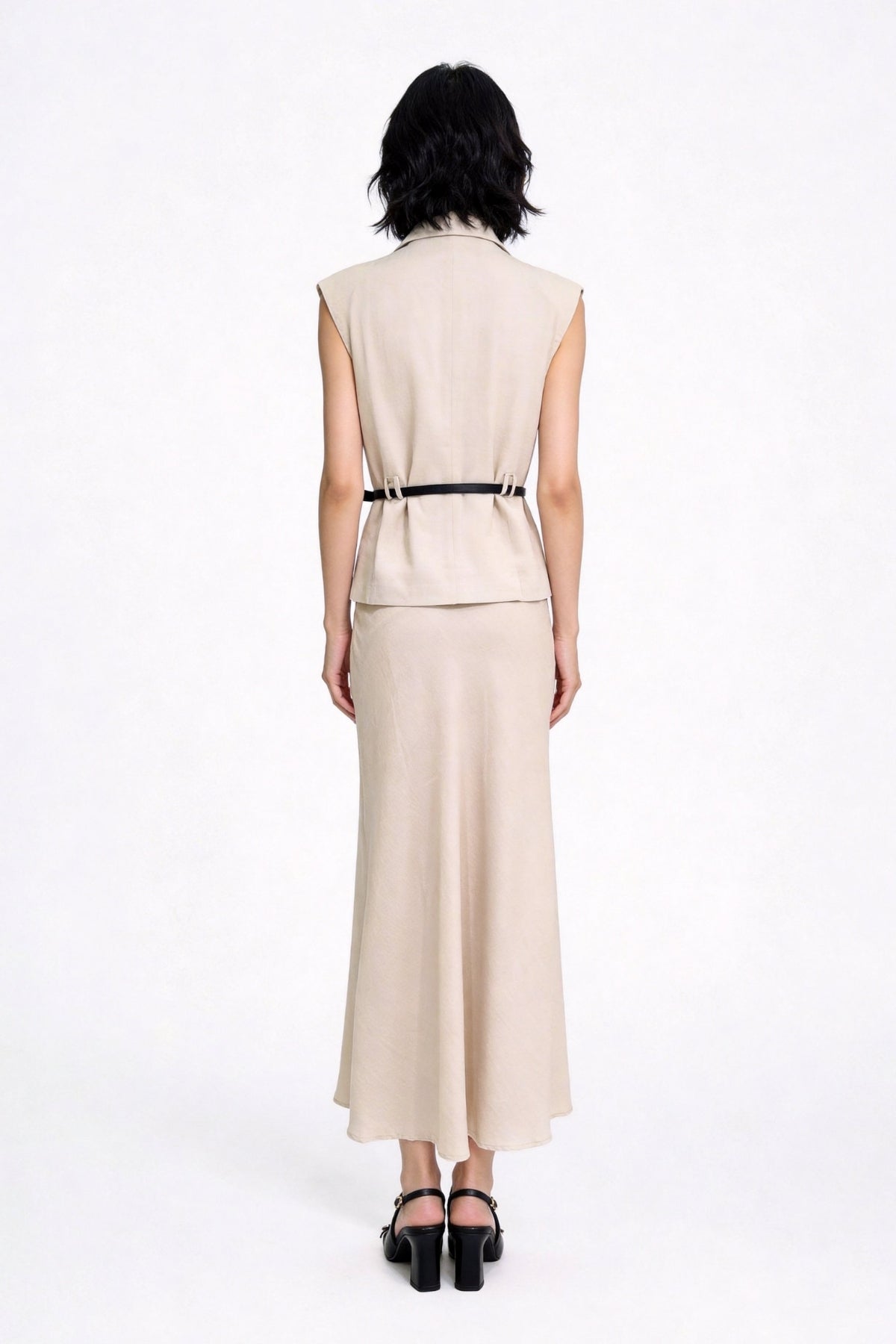 Aretina Belted Utility Vest