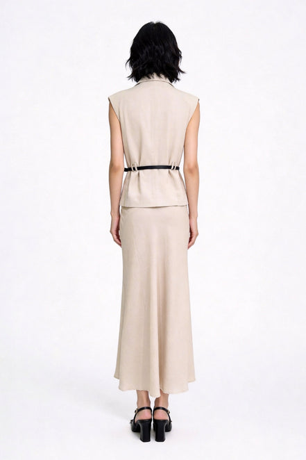 Aretina Belted Utility Vest