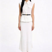 Aretina Belted Utility Vest