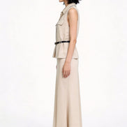 Aretina Belted Utility Vest