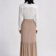 Calienne Soft Drape Maxi Skirt