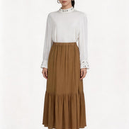 Calienne Soft Drape Maxi Skirt