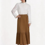 Calienne Soft Drape Maxi Skirt