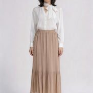 Calienne Soft Drape Maxi Skirt