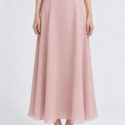 Amorette Fluid Satin Maxi Skirt