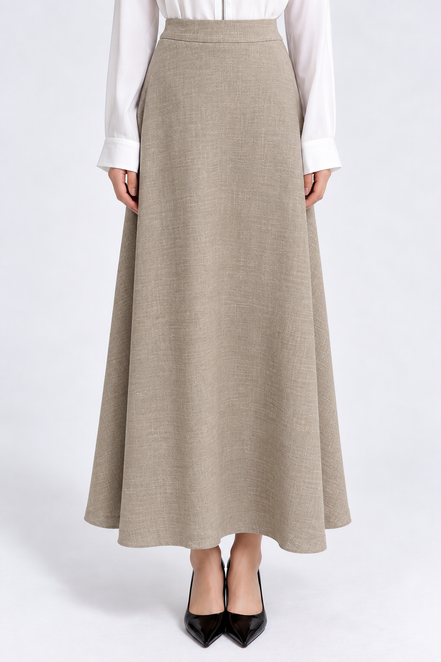 Vesna Flowing A-Line Maxi Skirt