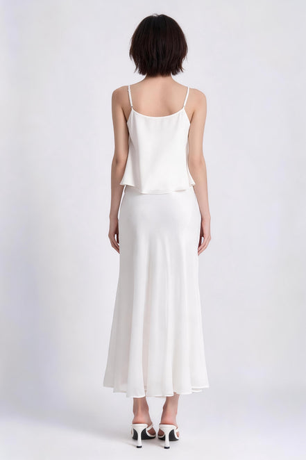 Elena Draped Cowl Satin Camisole