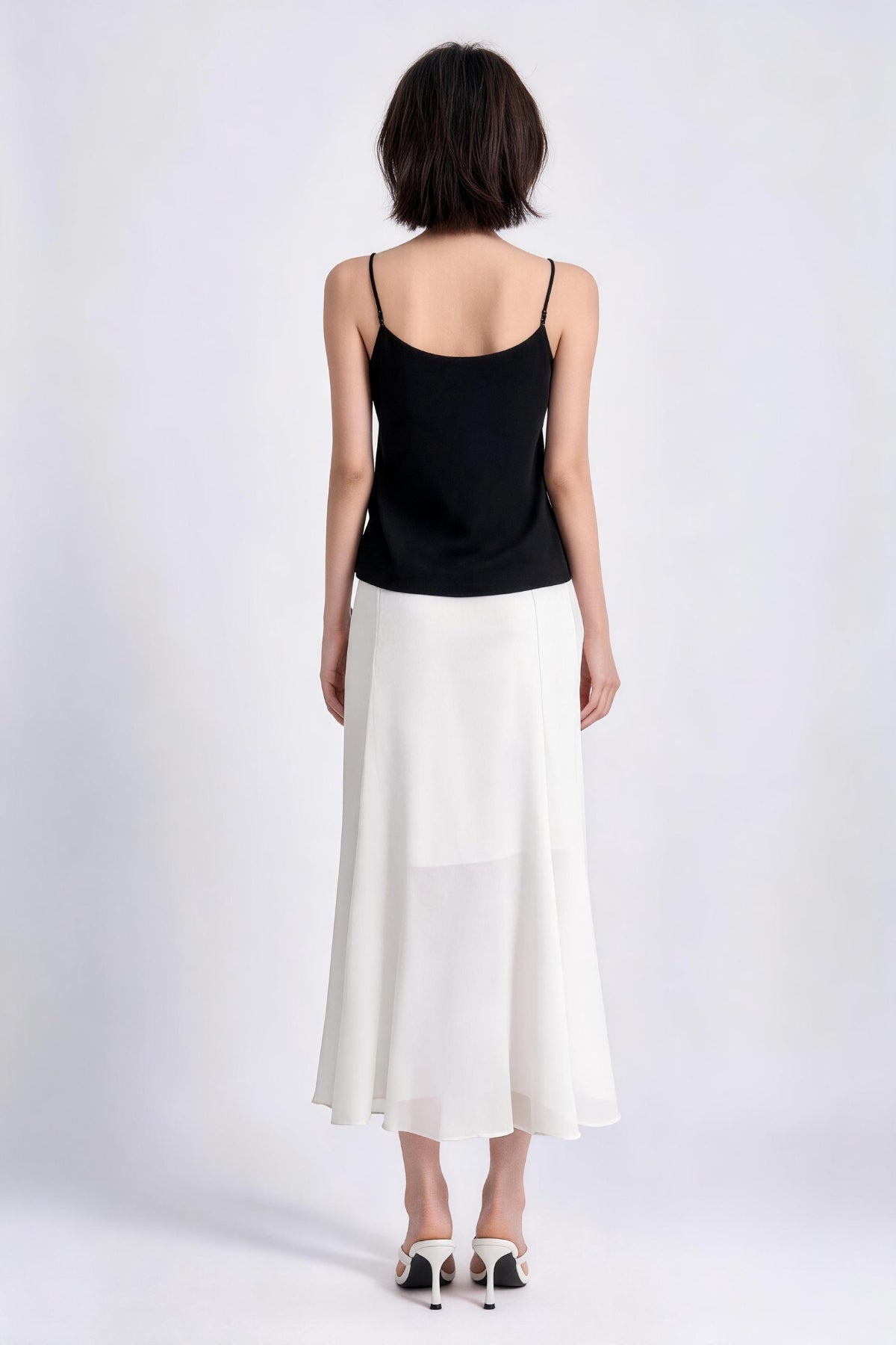 Elena Draped Cowl Satin Camisole
