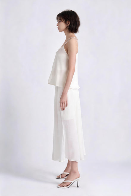 Elena Draped Cowl Satin Camisole