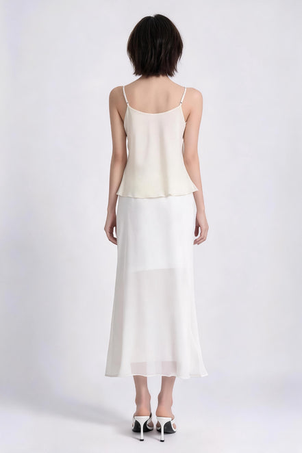 Elena Draped Cowl Satin Camisole