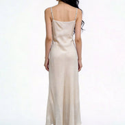 Elysian Shimmer Slip Maxi Dress