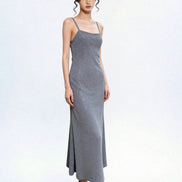 Elysian Shimmer Slip Maxi Dress