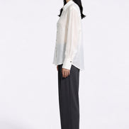 Gia Essential Textured Button-Down