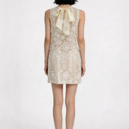 Ismeria Embroidered Lace Tank Top