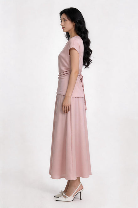 Jessamine Draped Satin Top