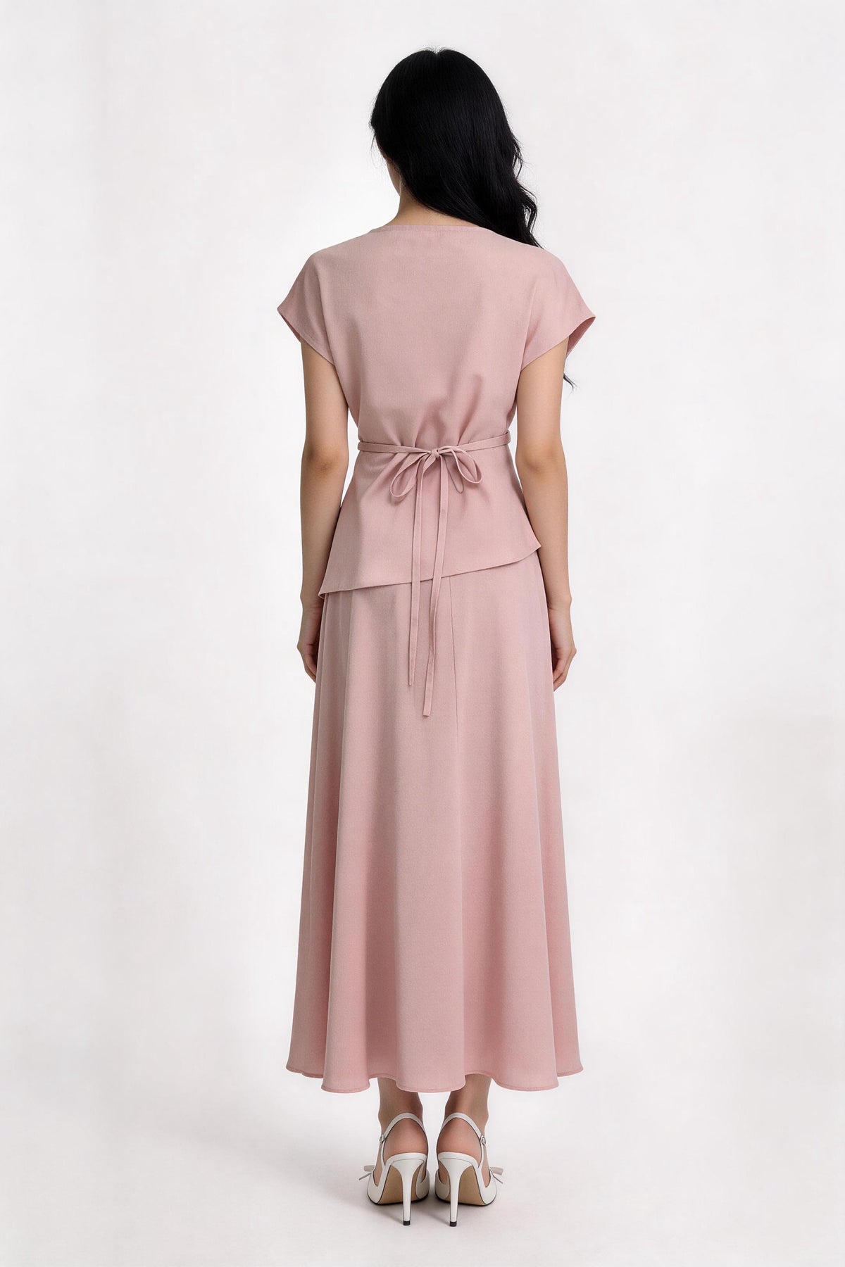 Jessamine Draped Satin Top