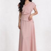Jessamine Draped Satin Top