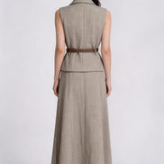 Thekla Belted Tailored Waistcoat