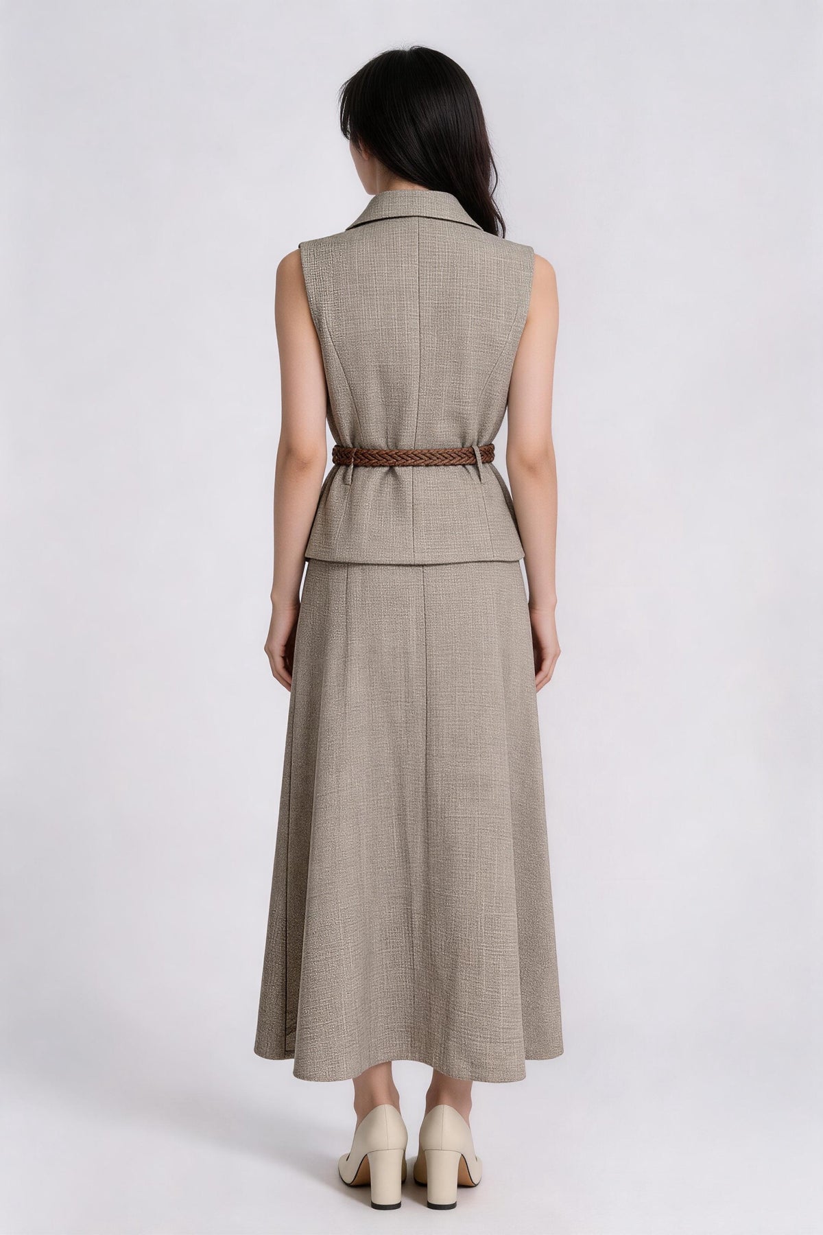 Thekla Belted Tailored Waistcoat