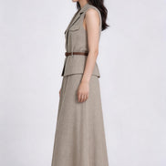 Thekla Belted Tailored Waistcoat