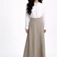 Vesna Flowing A-Line Maxi Skirt
