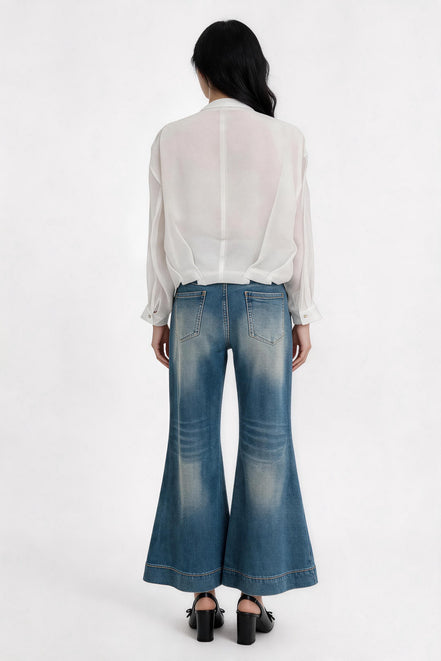 Paloma Satin Utility Zip-Up Jacket