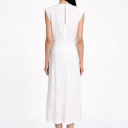 Zorina Twist-Waist Column Dress