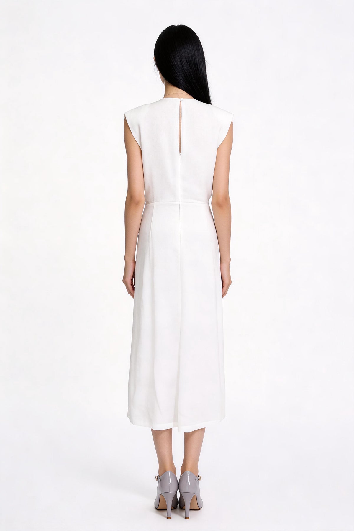 Zorina Twist-Waist Column Dress