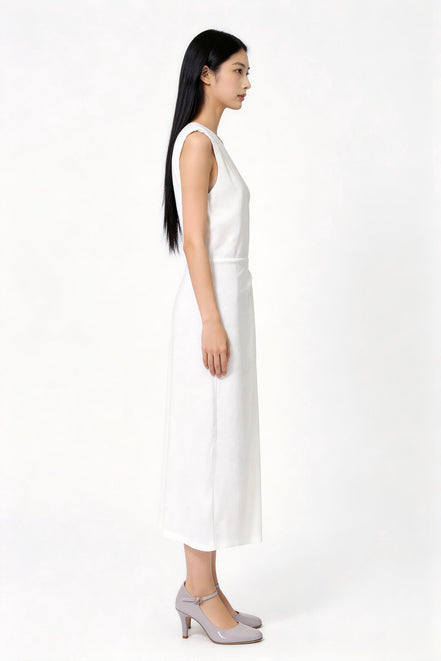 Zorina Twist-Waist Column Dress