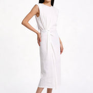 Zorina Twist-Waist Column Dress
