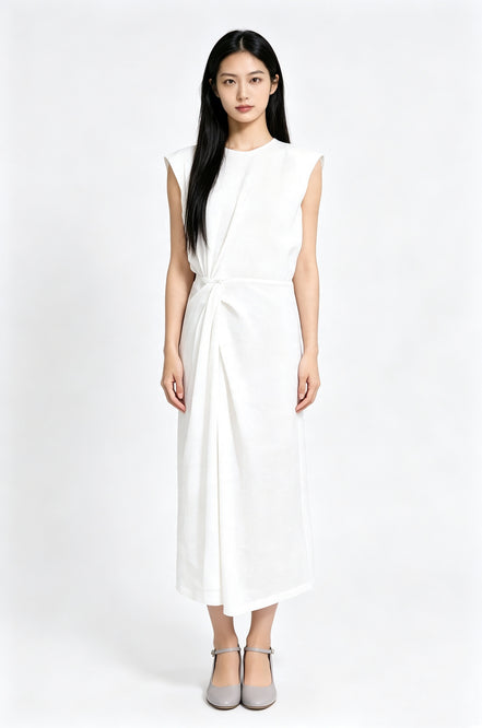 Zorina Twist-Waist Column Dress
