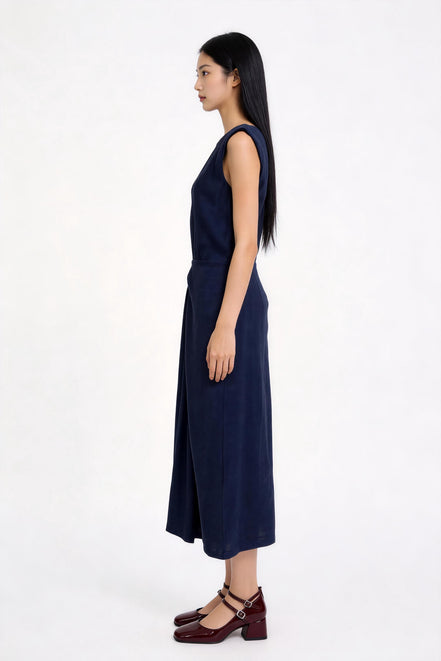 Zorina Twist-Waist Column Dress