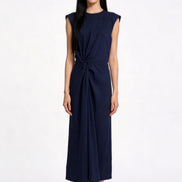 Zorina Twist-Waist Column Dress