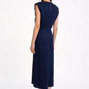 Zorina Twist-Waist Column Dress