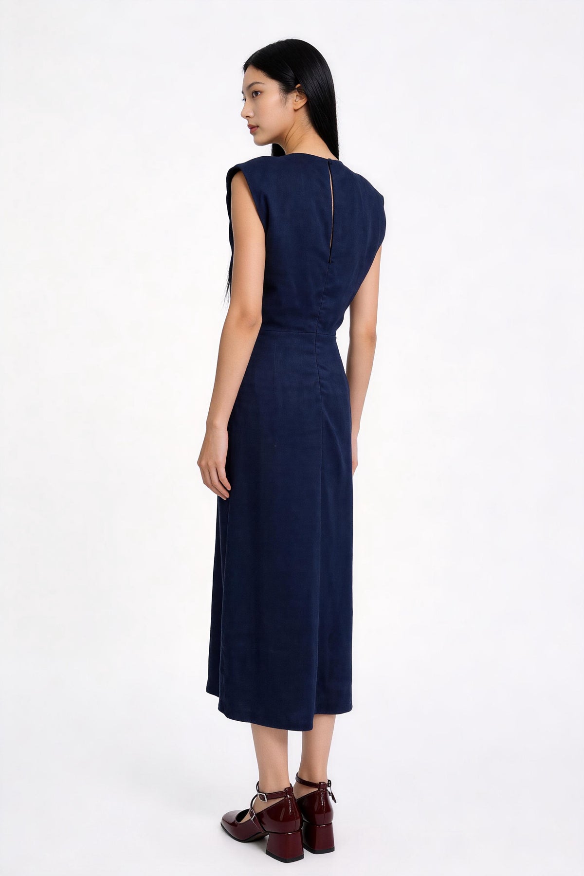Zorina Twist-Waist Column Dress
