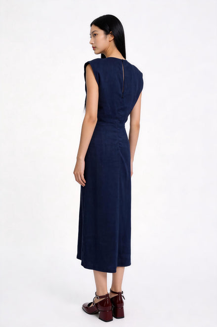 Zorina Twist-Waist Column Dress