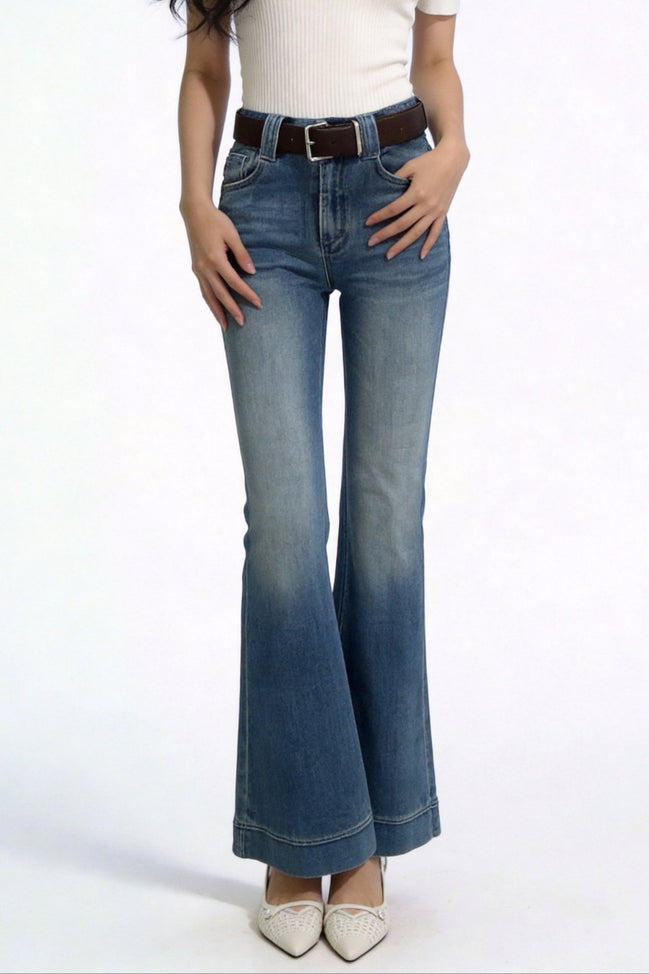 Kora High-Waist Flare Jeans