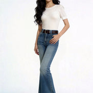 Kora High-Waist Flare Jeans