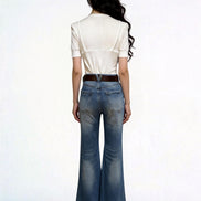 Kora High-Waist Flare Jeans