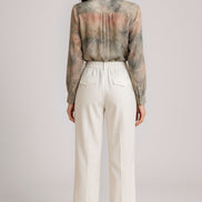 Leona Tailored Wide-Leg Trousers