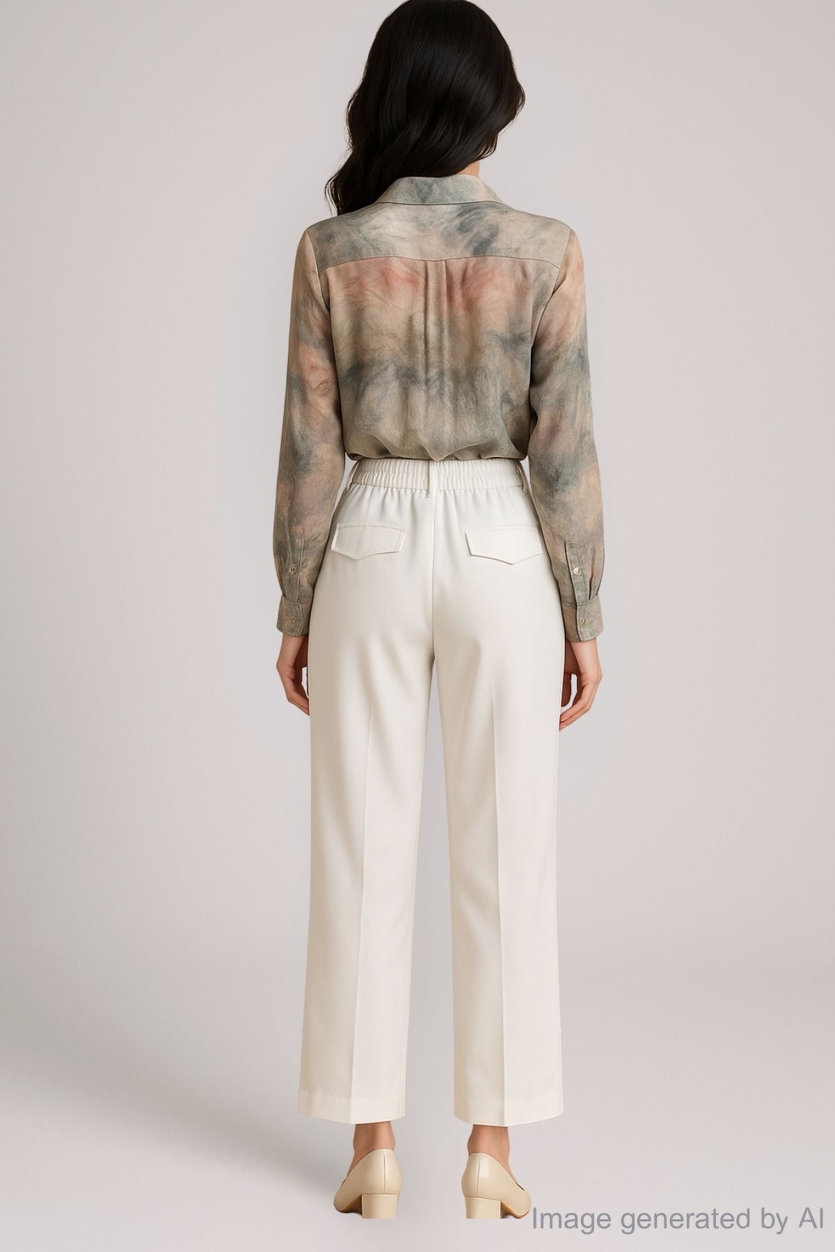 Leona Tailored Wide-Leg Trousers