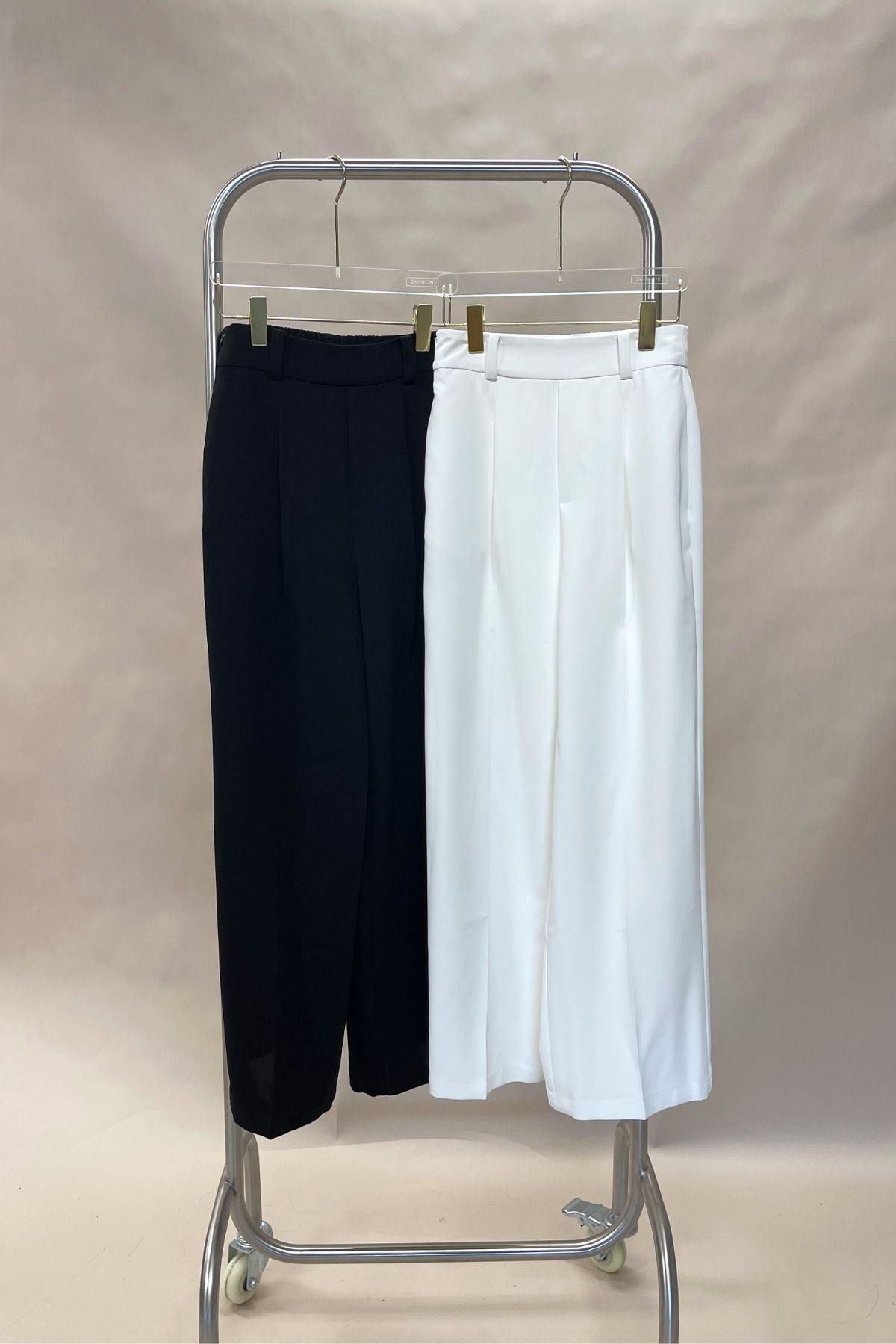 Leona Tailored Wide-Leg Trousers