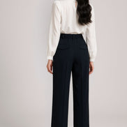 Leona Tailored Wide-Leg Trousers