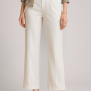 Leona Tailored Wide-Leg Trousers