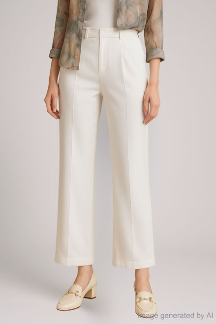 Leona Tailored Wide-Leg Trousers