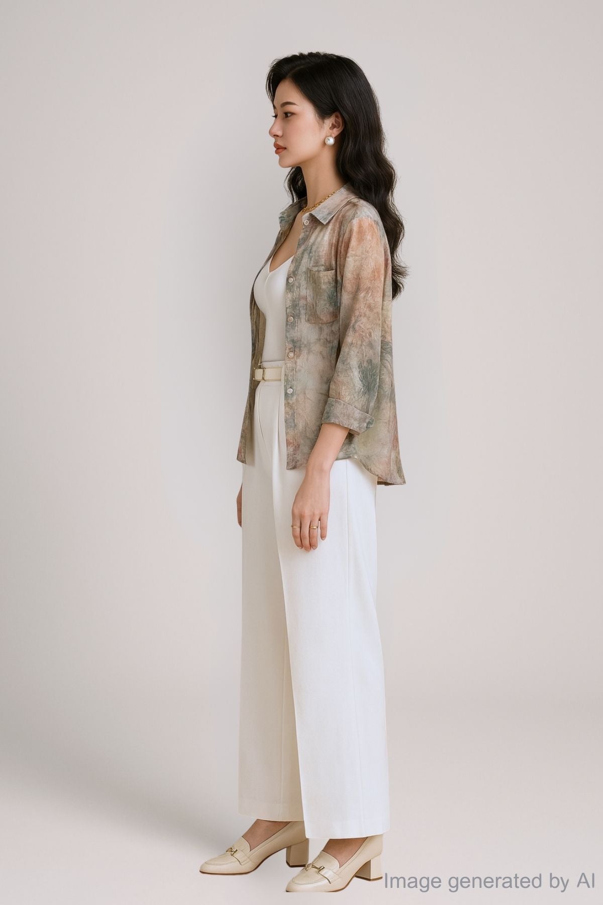 Leona Tailored Wide-Leg Trousers