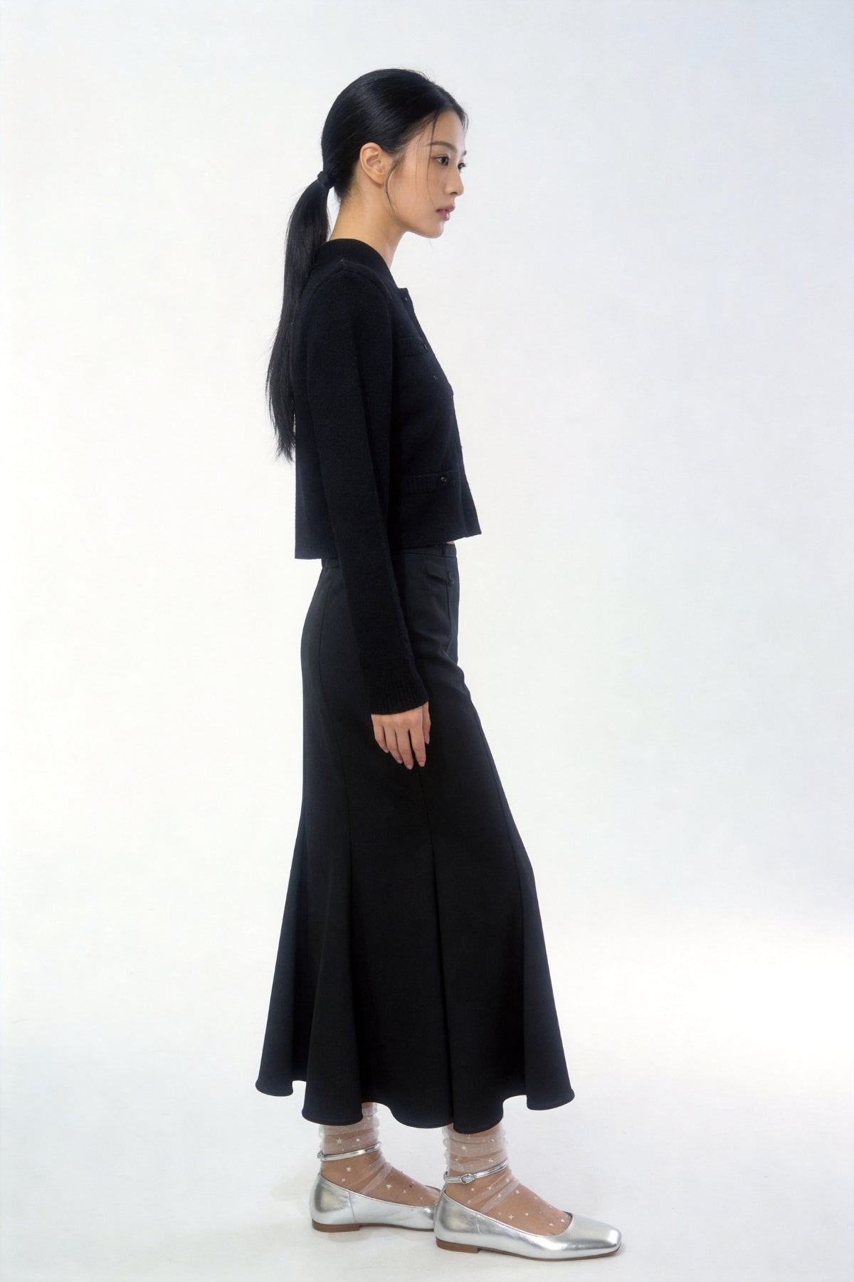 Lysandra Mermaid Midi Skirt